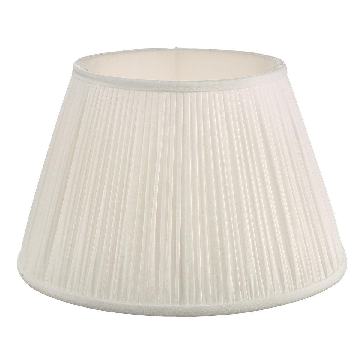Ulyana Ivory Faux Silk Pleated Shade 35cm