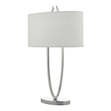Utara Table Lamp Polished Chrome With Shade