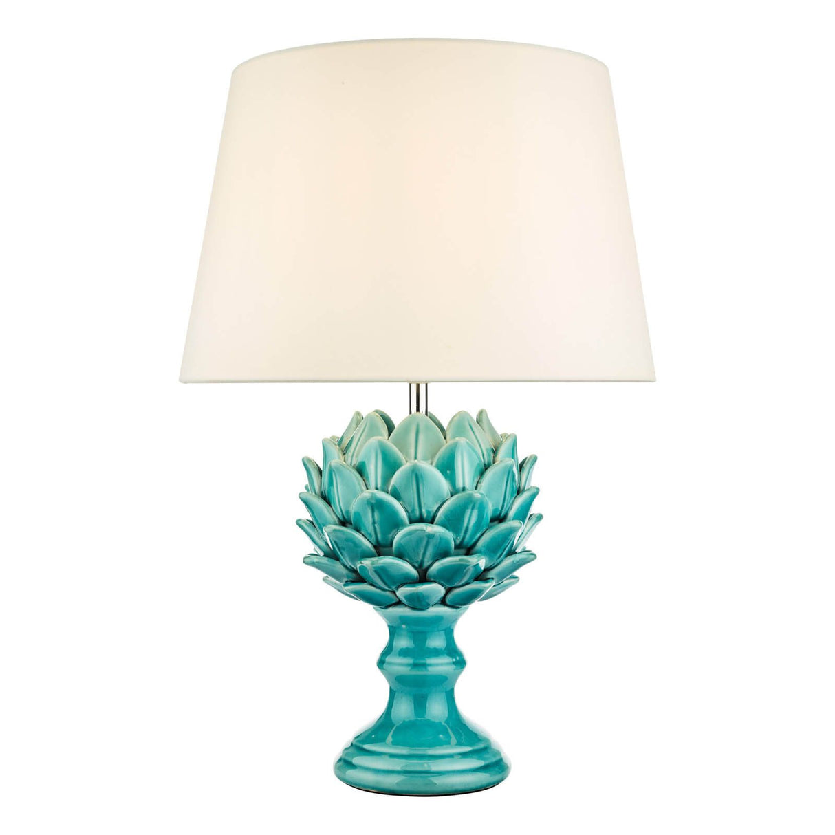 Violetta Table Lamp Blue With Shade