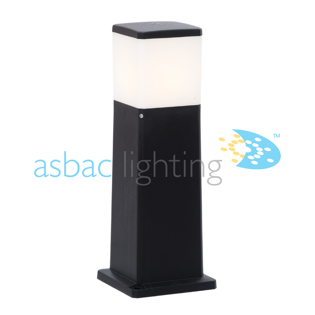 Virgilio 500 8.5W E27 LED CCT, Bollard, Black/Opal
