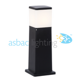 Virgilio 500 8.5W E27 LED CCT, Bollard, Black/Opal