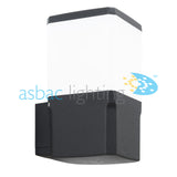 Virgilio Applique 8.5W E27 LED CCT, Wall Light, Black/Opal