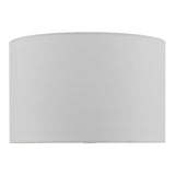 Weylin White Faux Silk Drum Shade 32cm