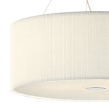 Zaragoza 6 Light Pendant Cream 90cm
