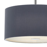 Zaragoza 3 Light Pendant Grey 40cm