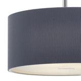 Zaragoza 3 Light Pendant Grey 60cm