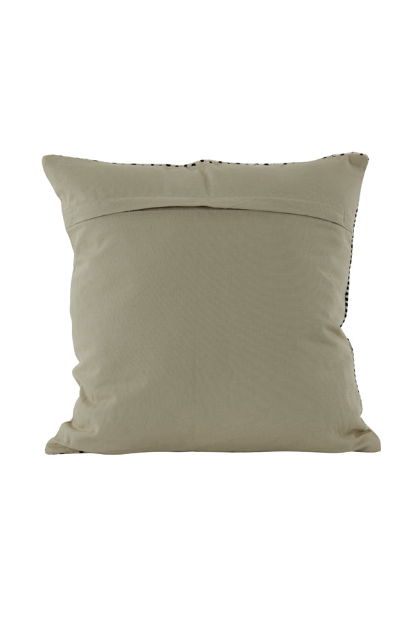 Sand-Black Baraki Cushion 45x45 cm