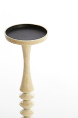 Elegant Cream Sand Candle Holder Ø11x40 cm