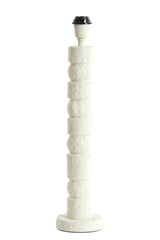 Elegant Cream Lamp Base Ø13x58 cm - Akti Collection