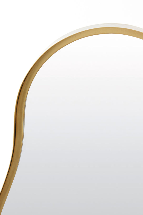 Gleaming Suva Gold Mirror - 65x4x63 cm