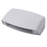 Abram 190 7.5W R7s LED CCT, Up & Down Wall Light, White/Clear
