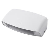 Abram 190 7.5W R7s LED CCT, Up & Down Wall Light, White/Clear