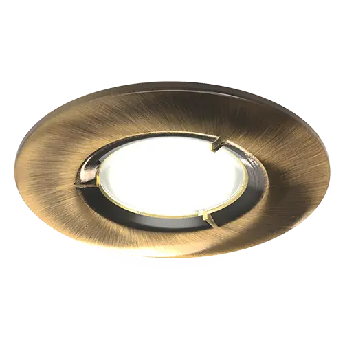Edge GU10 IP65 Fire Rated Downlight Antique Brass