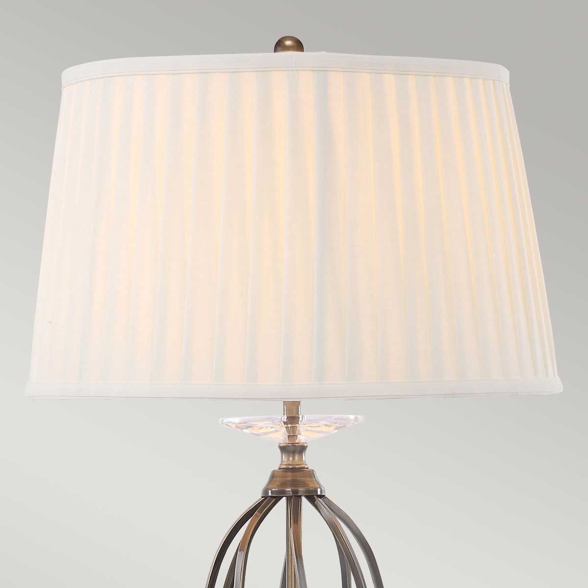 Aegean Table Lamp in Elegant Aged Brass Finish