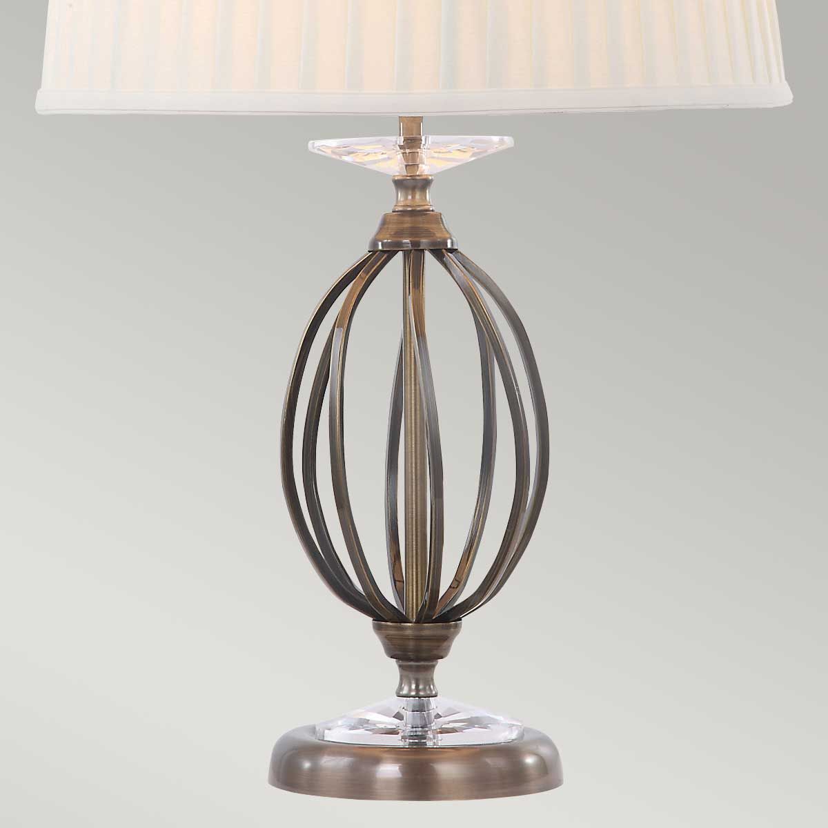 Aegean Table Lamp in Elegant Aged Brass Finish