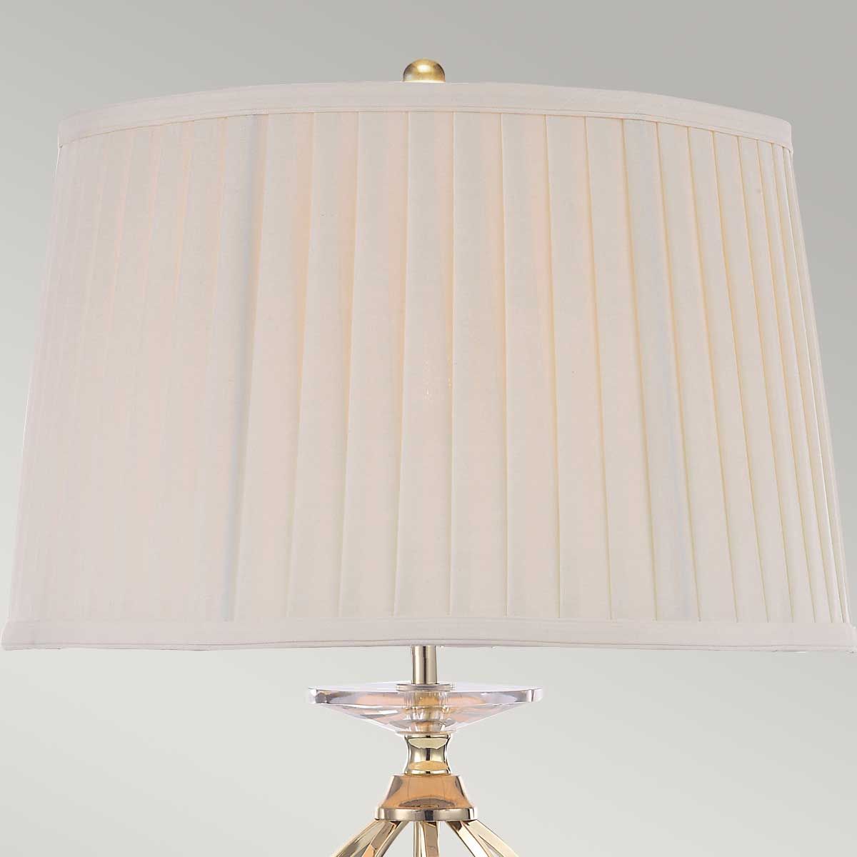 Aegean Elegance Table Lamp in Polished Brass