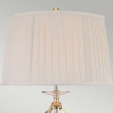 Aegean Elegance Table Lamp in Polished Brass