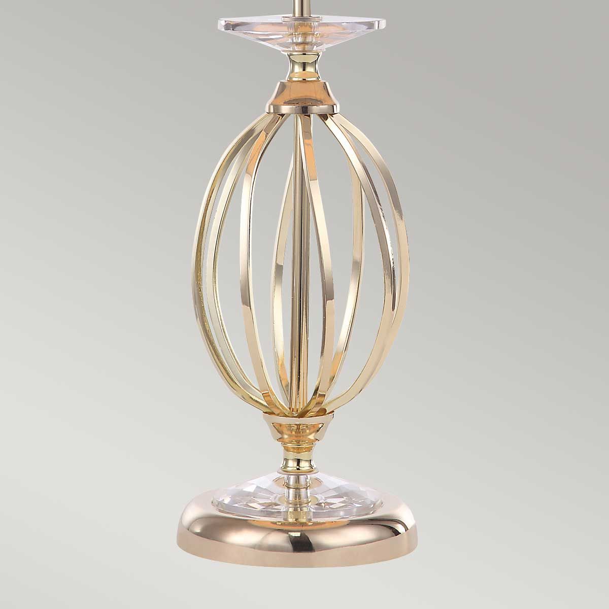Aegean Elegance Table Lamp in Polished Brass