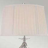 Polished Nickel Aegean Table Lamp with Hand-Forged Accents