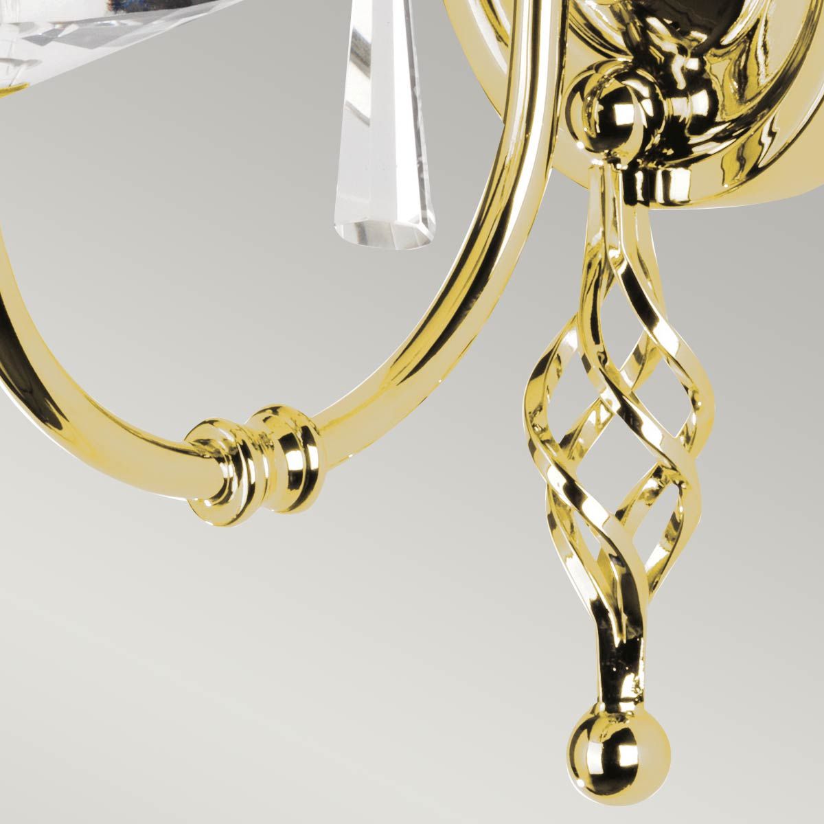 Aegean Wall Light in Elegant Polished Brass Finish