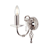 Aegean Polished Nickel Single Light Wall Sconce
