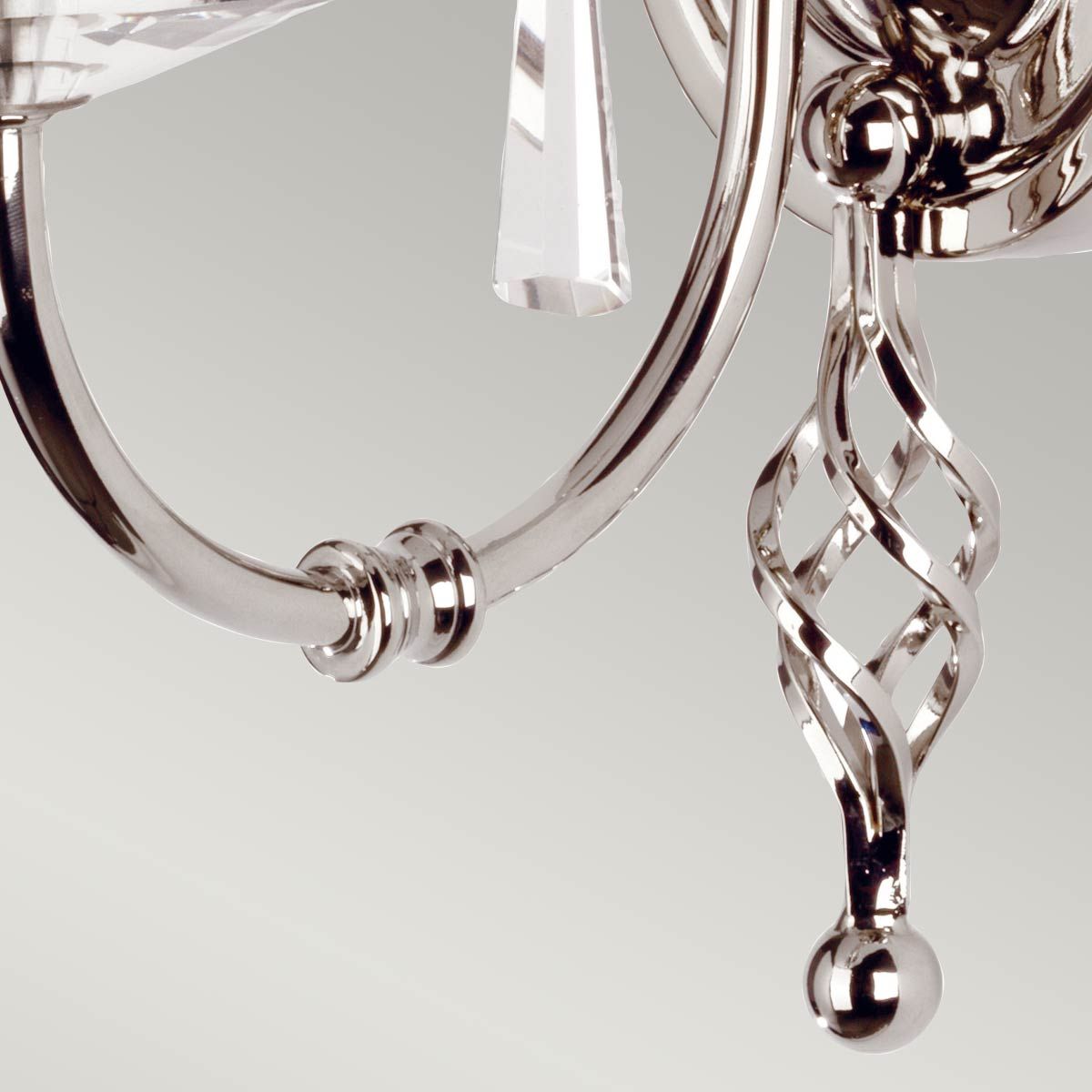 Aegean Polished Nickel Single Light Wall Sconce