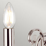 Aegean Polished Nickel Single Light Wall Sconce