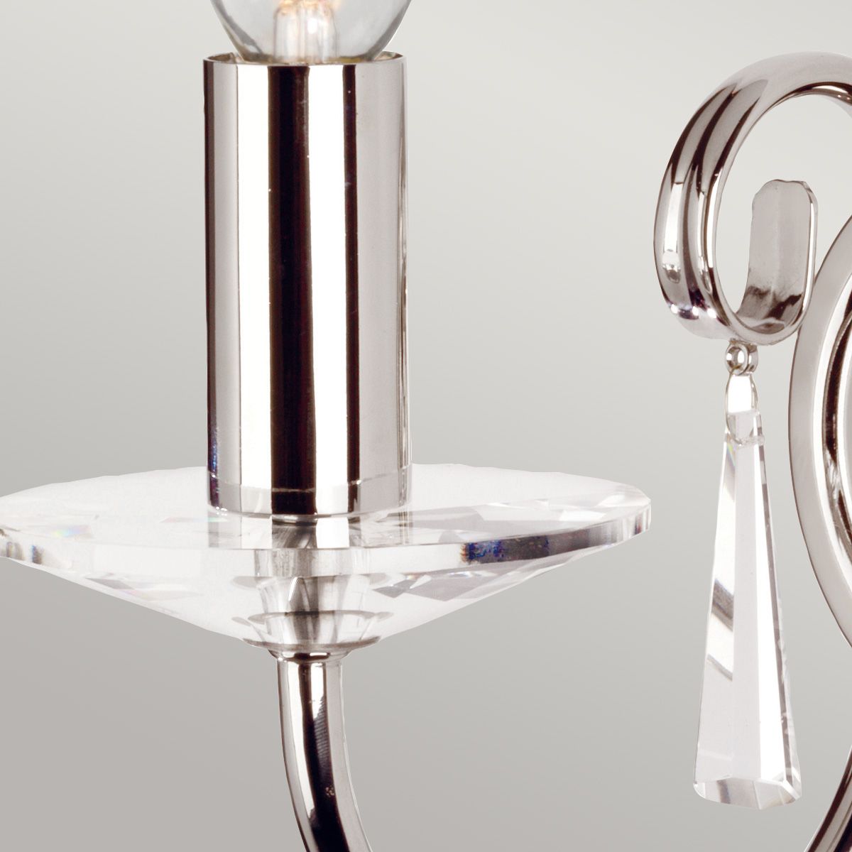 Aegean Polished Nickel Single Light Wall Sconce