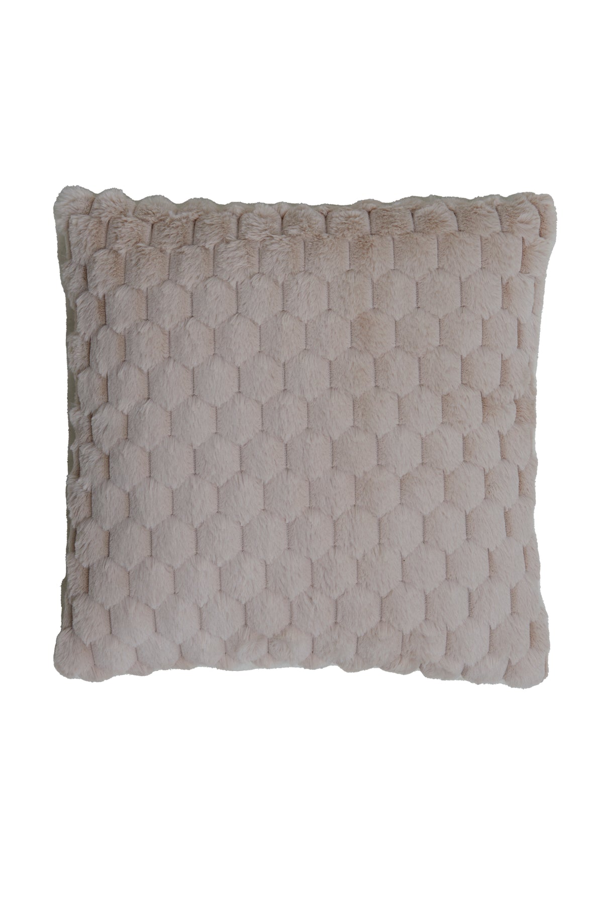 Velvet Beige Vienna Accent Cushion 45x45 cm