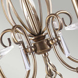 Timeless Aegean 5-Light Antique Chandelier in Aged Brass Finish