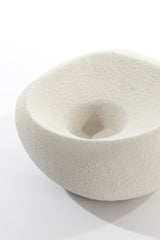 Cream Ceramic Tealight Holder 20.5x20.5x12 cm - Alka Design