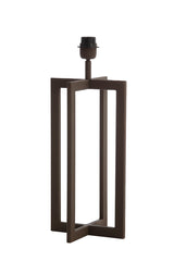 Rustic Brown Mace Lamp Stand 21x21x46 cm