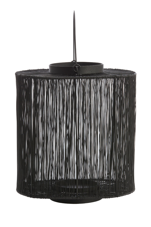 Stormy Elegance: Black Banjo Sculpture 28x20x30 cm