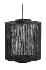 Stormy Elegance: Black Banjo Sculpture 28x20x30 cm