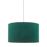 Akavia Green Velvet Drum Shade 35cm 35cm