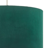 Akavia Green Velvet Drum Shade 35cm 35cm