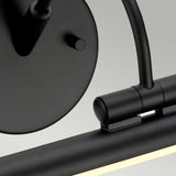 Alton Sleek Black 67cm LED Picture Light with Single Bulb