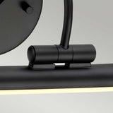Sleek Black Alton LED Picture Light, 38cm