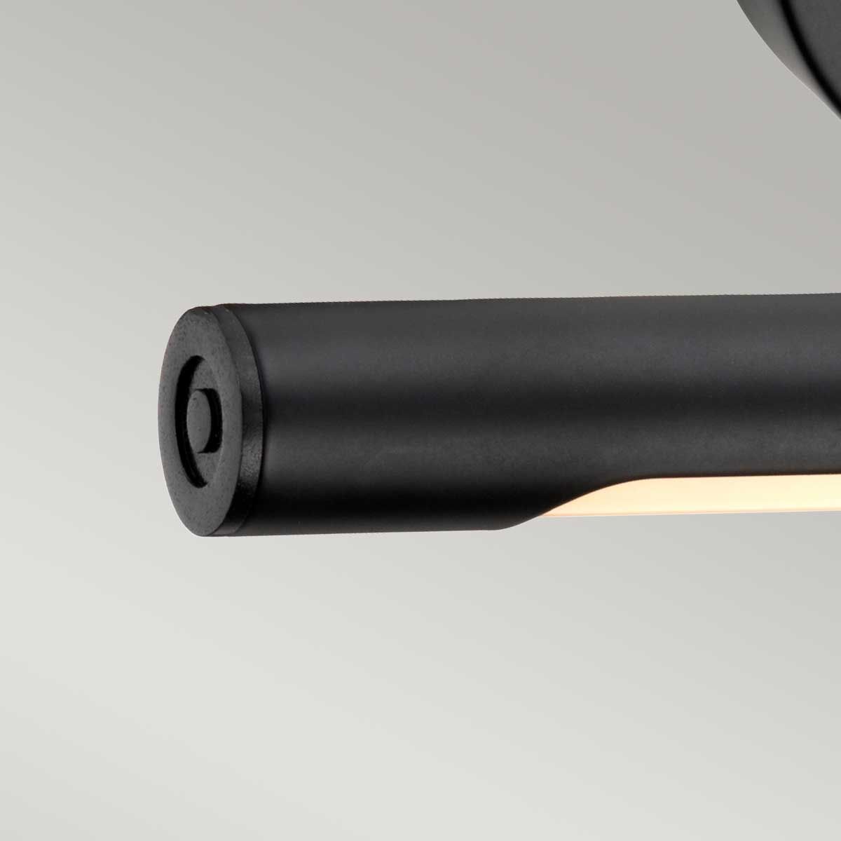 Sleek Black Alton LED Picture Light, 38cm