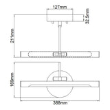 Alton 38cm Adjustable Small LED Picture Light in White