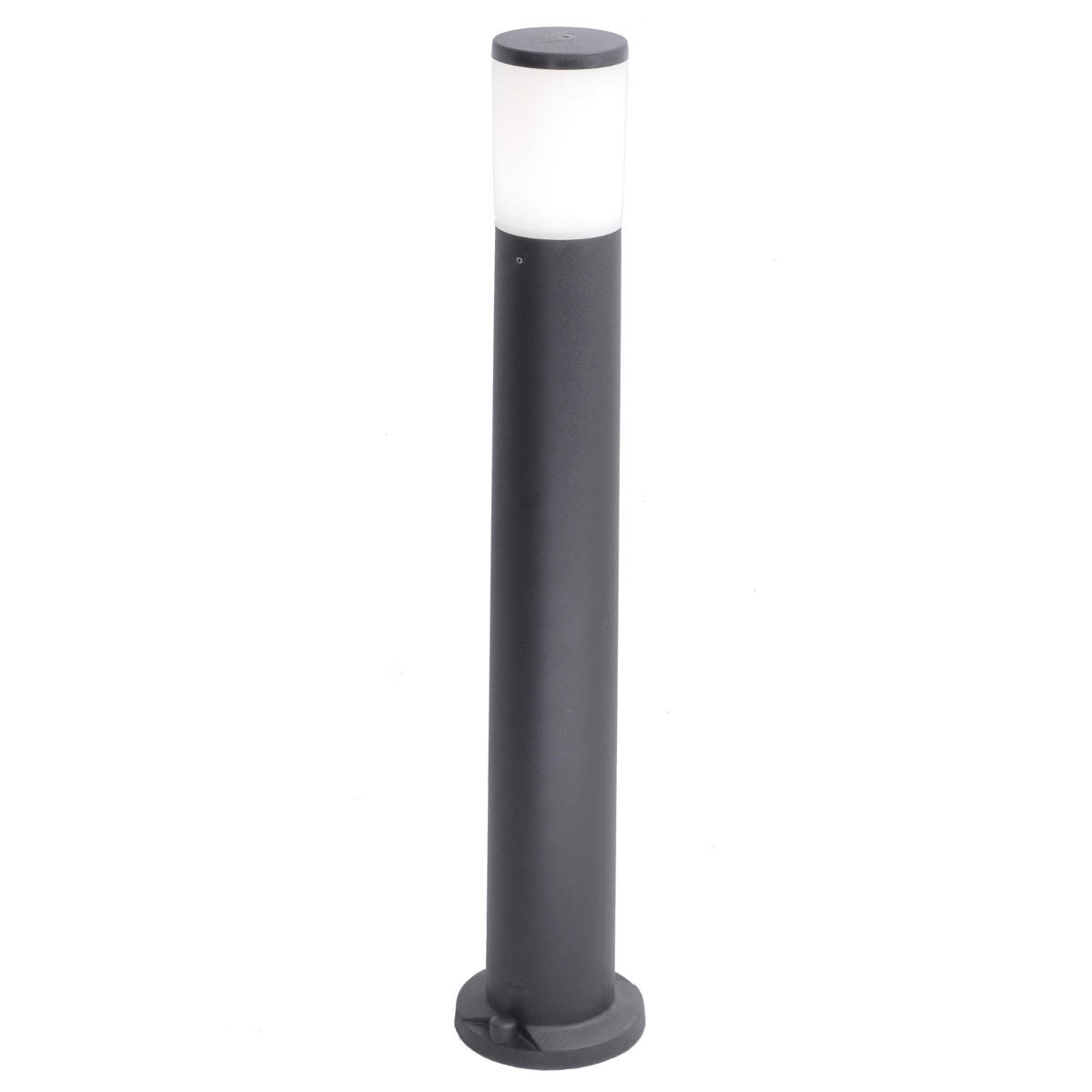Amelia 800 8.5W E27 LED CCT, Bollard, Grey/Opal