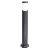 Amelia 800 8.5W E27 LED CCT, Bollard, Grey/Opal