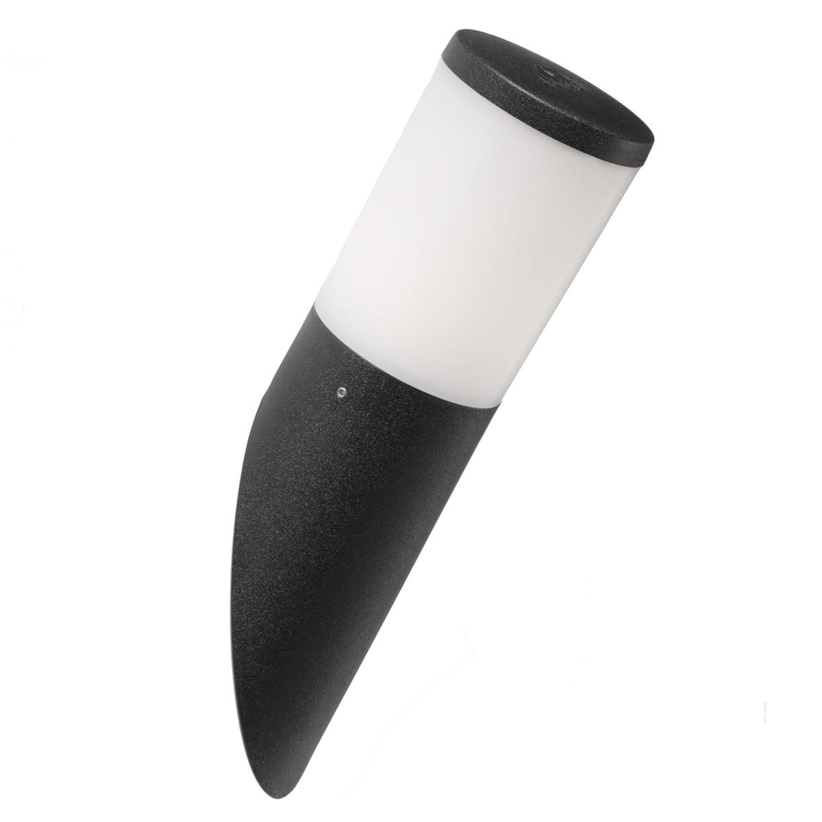 Amelia FS 8.5W E27 LED CCT, Wall Bollard, Black/Opal