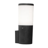 Amelia Wall 8.5W E27 LED CCT, Wall Bollard, Grey/Opal