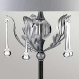 Amarilli Black/Silver Artisanal Table Lamp