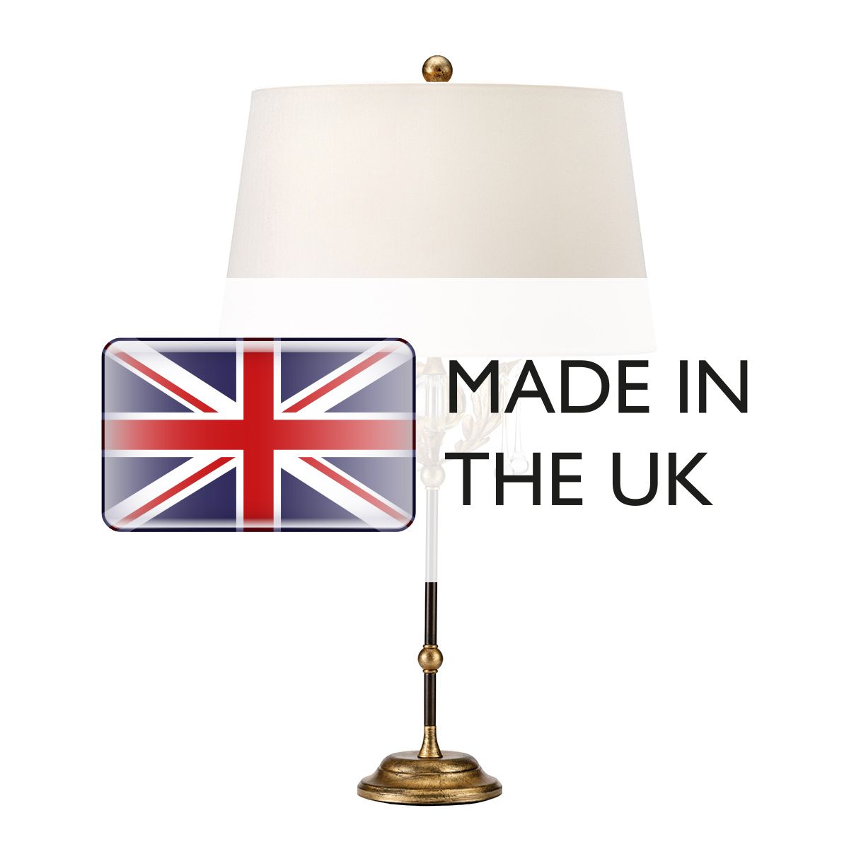 Amarilli 1 Light Table Lamp Bronze with Gold Patina