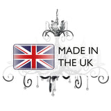 Amarilli Elegance Black Silver Chandelier