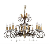 Amarilli Handcrafted Bronze Elegance Chandelier