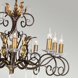 Amarilli Handcrafted Bronze Elegance Chandelier