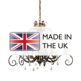 Amarilli Gothic Elegance Bronze and Gold 5 Light Chandelier